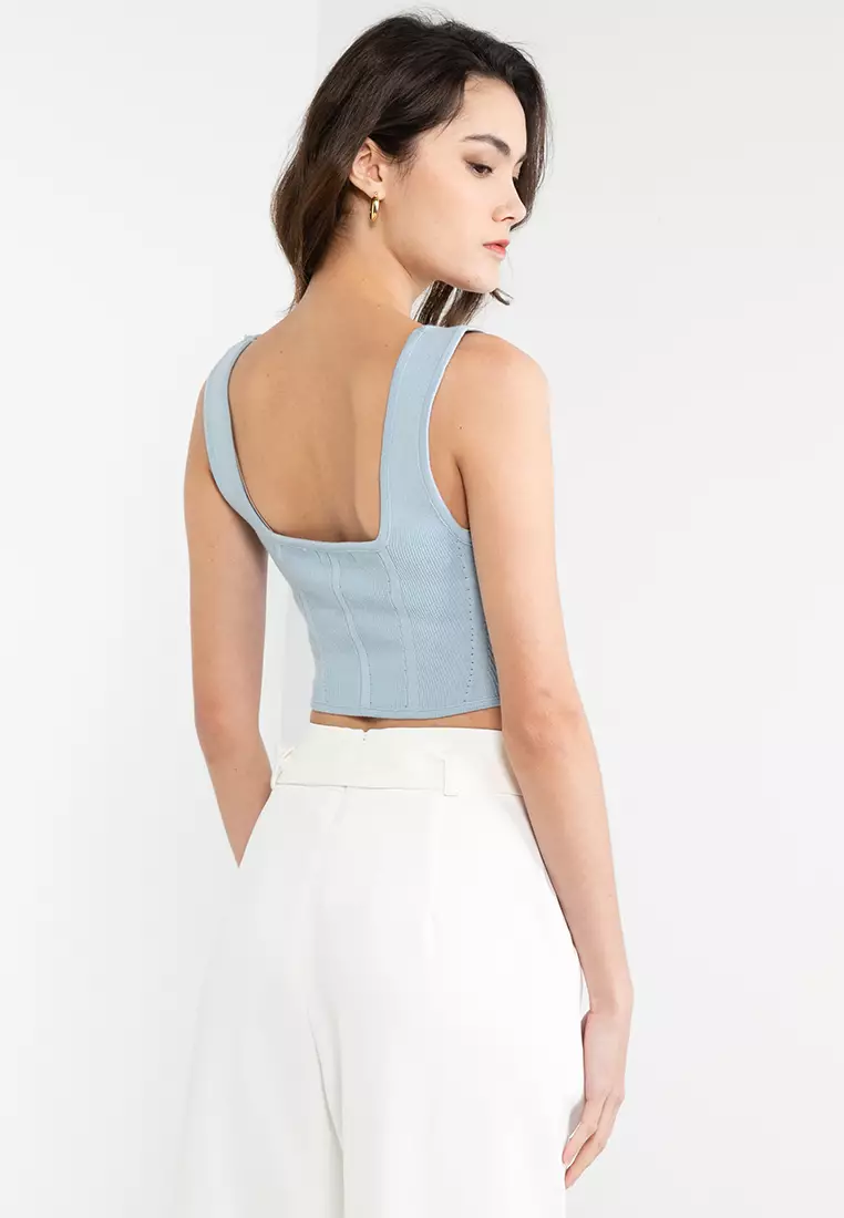 Cropped Corset Jade Off White