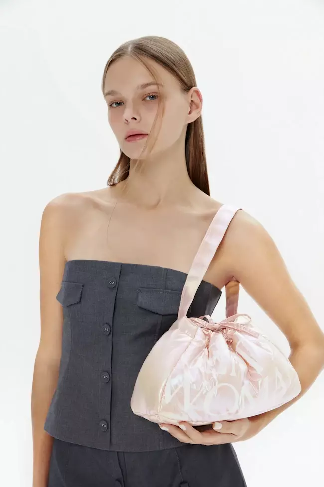 Gentlewoman Dumpling Bag - Lychee martini