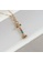 CINDERTOELLA gold Akin Jewelry - Initial Alphabet Letter I Zircon Stone Pendant 18K Gold Plated Necklace C2F55AC7389D35GS_2