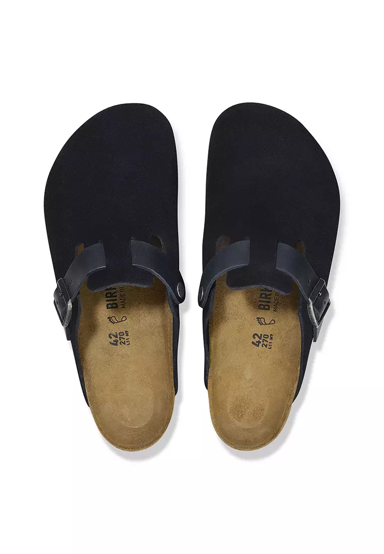 Buy Birkenstock Boston Mixed Leather 2025 Online | ZALORA