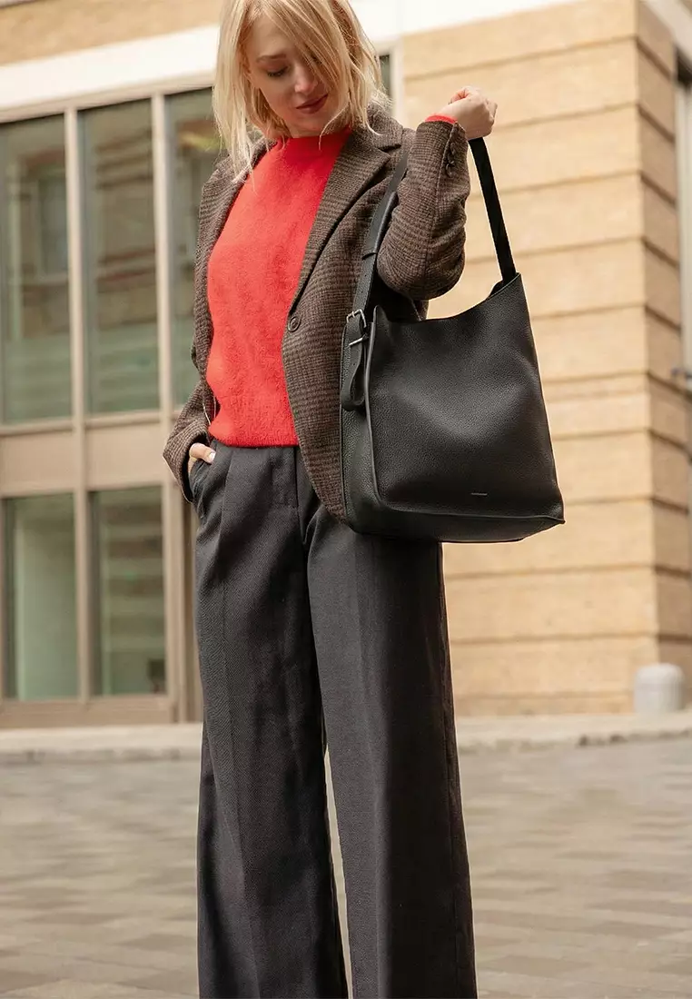 KEO Ergonomic Soft Bucket Bag - Black