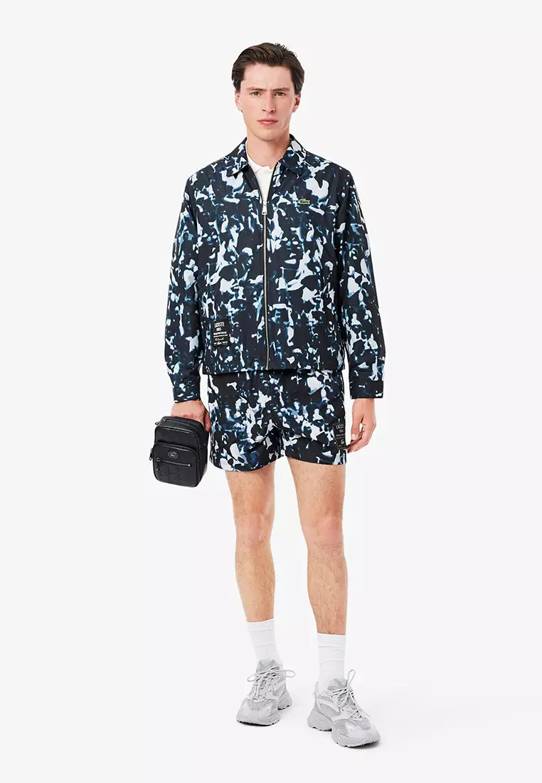 Lightweight Cropped Printed Jacket