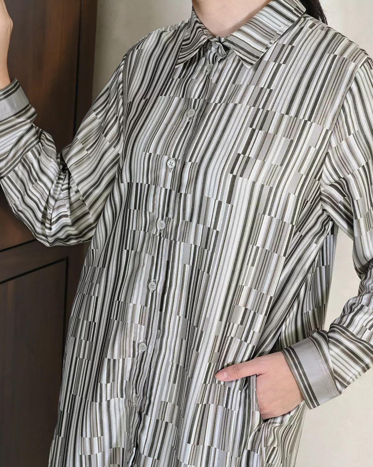 Geulis.id VALIA TUNIC - Grey