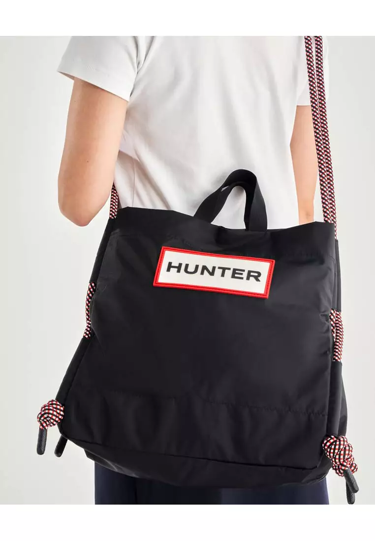 HUNT☆Travel Ripstop Tote - Black/Red Box Logo Buy Hunter Boots TRAVEL RIPSTOP TOTE 2025 Online | ZALORA