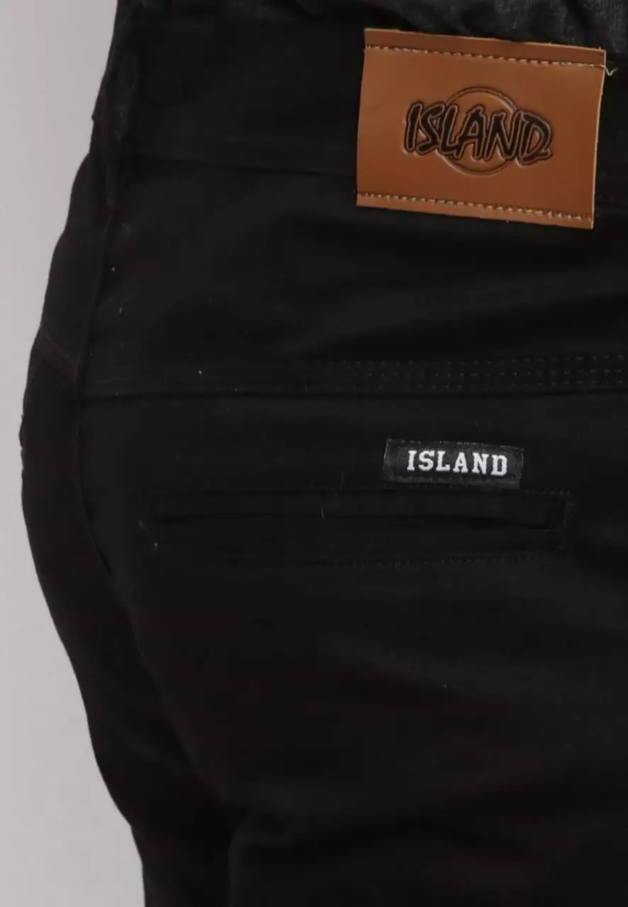 Celana Pria Panjang Chinos Hitam Slimfit