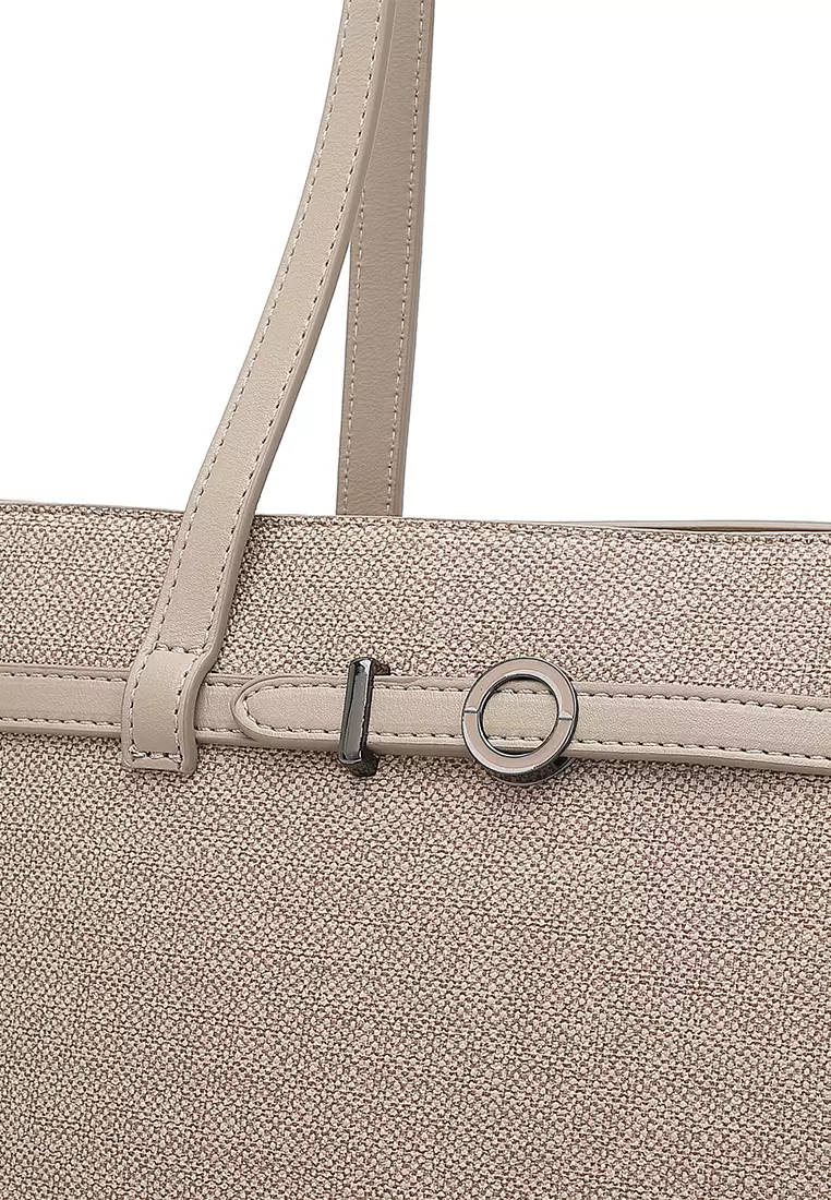 Women's Tote Bag / Shoulder Bag - Khaki