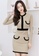 Crystal Korea Fashion beige Korean-made new OL slim long-sleeved dress C5C6FAAAB06FCCGS_6