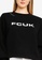 French Connection black FCUK Shrunken Sweater 9F660AAAA0F022GS_3