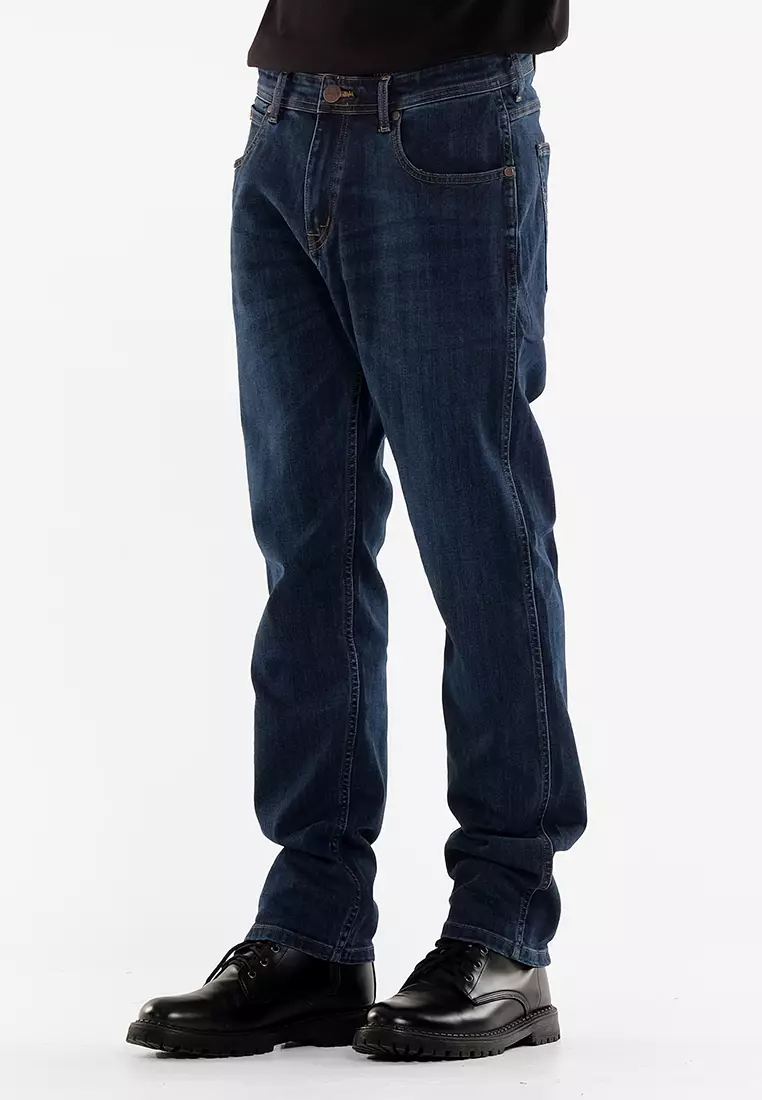 Buy Wrangler Wrangler Men's Denim Jeans Texas Tapered Fit 2025 Online ...