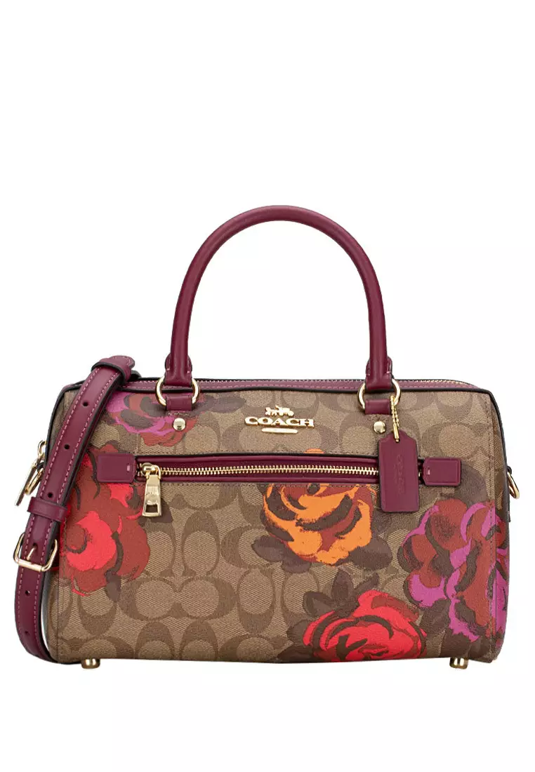 Red hot sale coach satchel