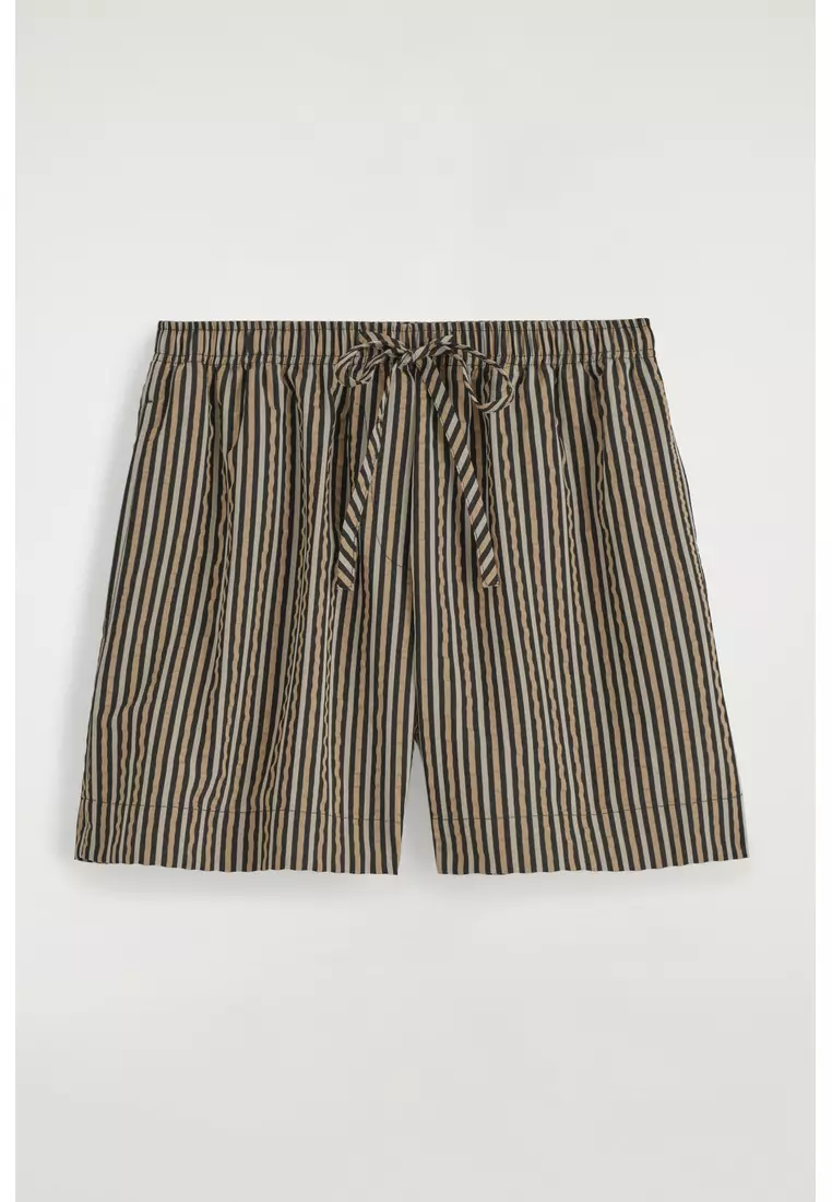 STRIPED SEERSUCKER SHORTS