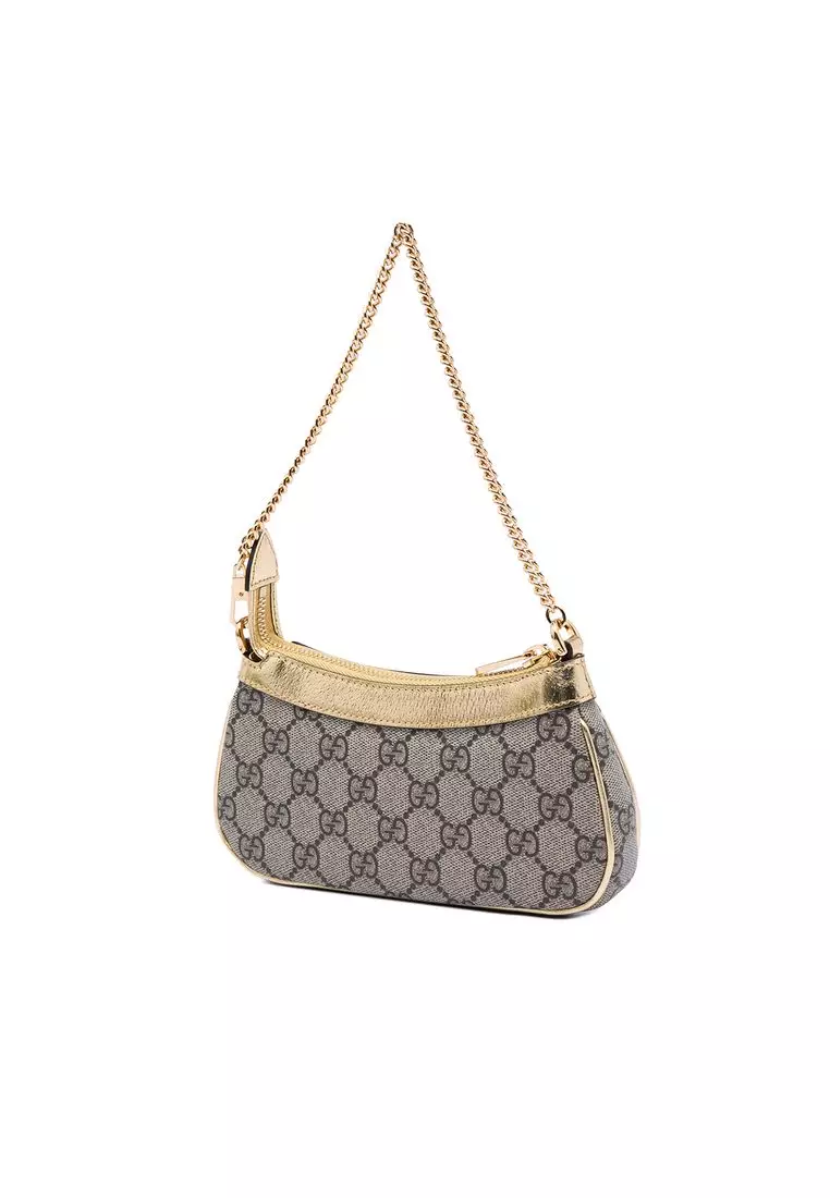Pre-Loved Gucci Small Gg Supreme Ophidia Shoulder Bag
