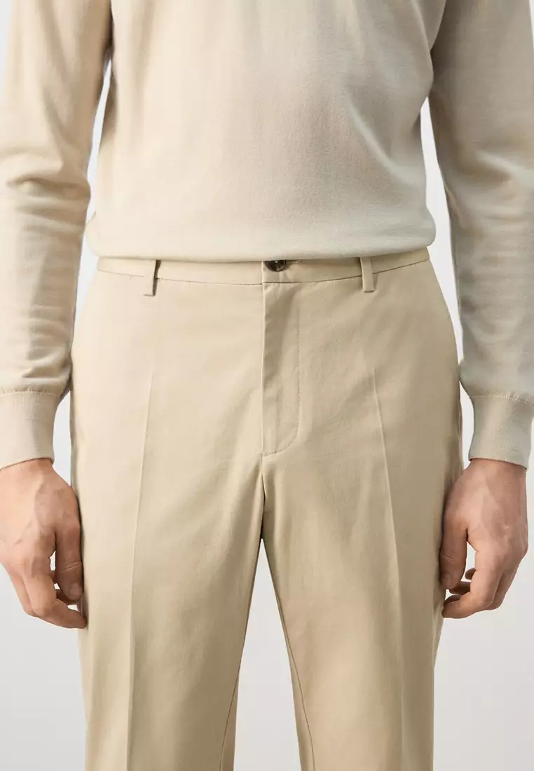 Dublino Slim-Fit Chino Trousers