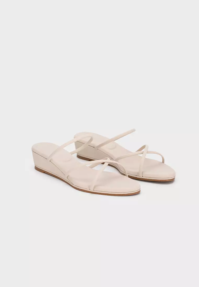 STRAPPY CLOUDFOAM WEDGE HEEL SLIDE
