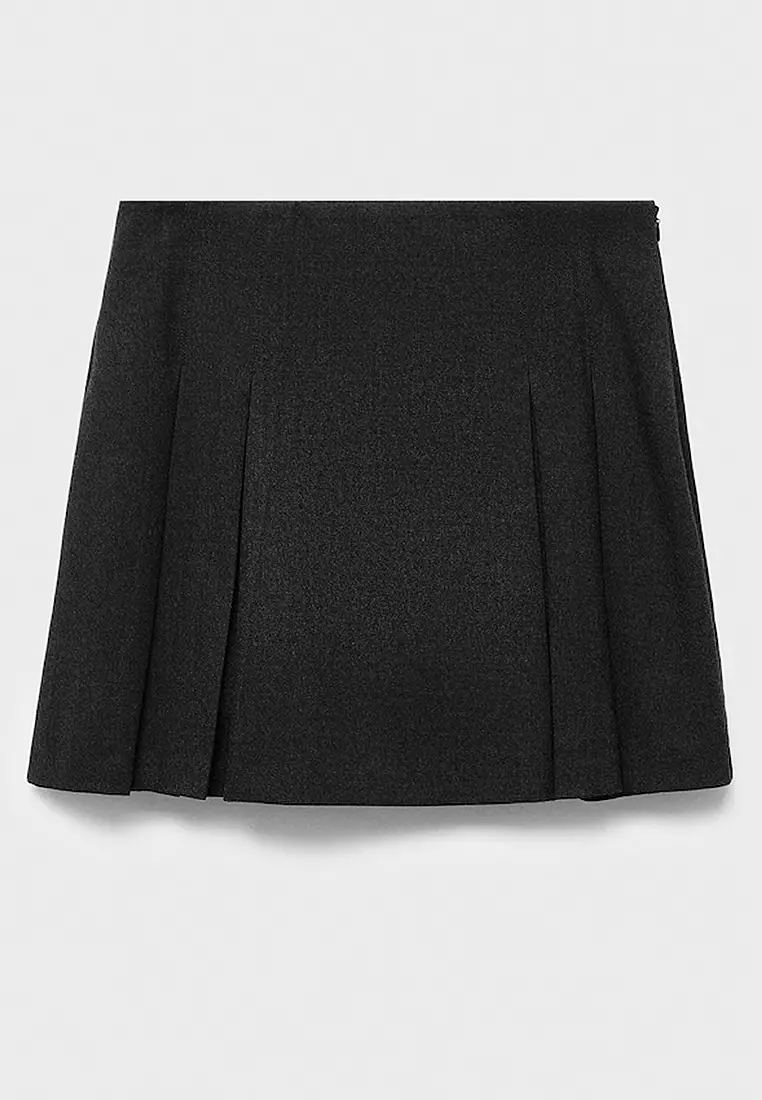 Pleated Mini-Skirt