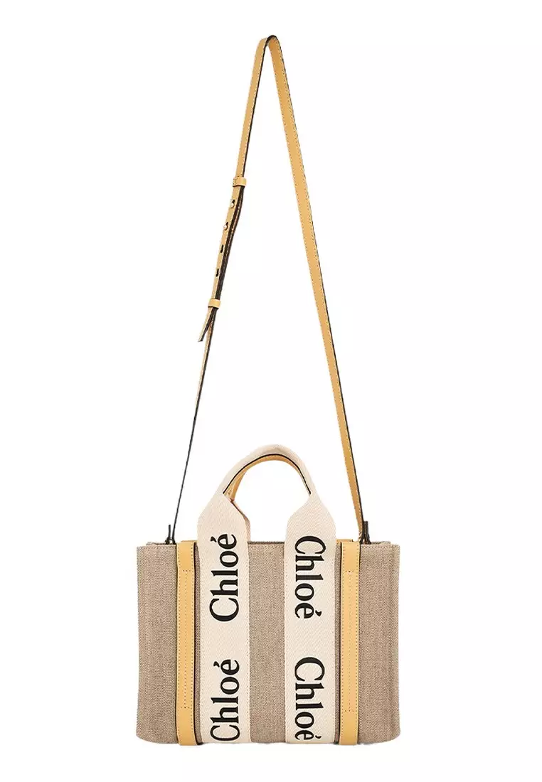 Chloé Small Woody Tote Bag in Honey Gold 2025 | Buy Chloé