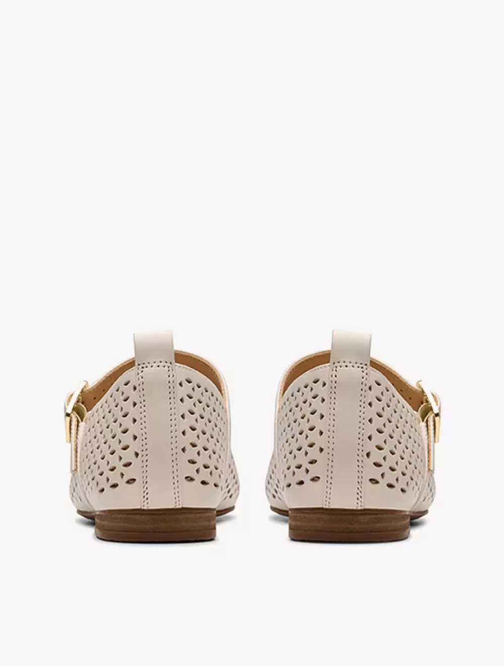 Clarks Fawna Jane Cream Leather