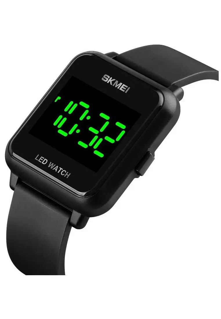 Jam Tangan Digital Pria Waterproof Many Function Strap Tali Material PU AN02 ORIGINAL