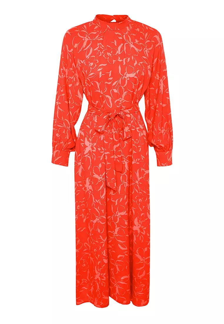 Buy Trendyol Printed Maxi Dress Online | ZALORA Malaysia