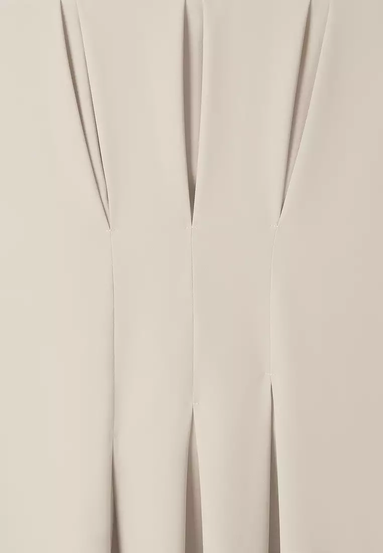 HUSNA ORIKAMI BOX PLEATED SCARF