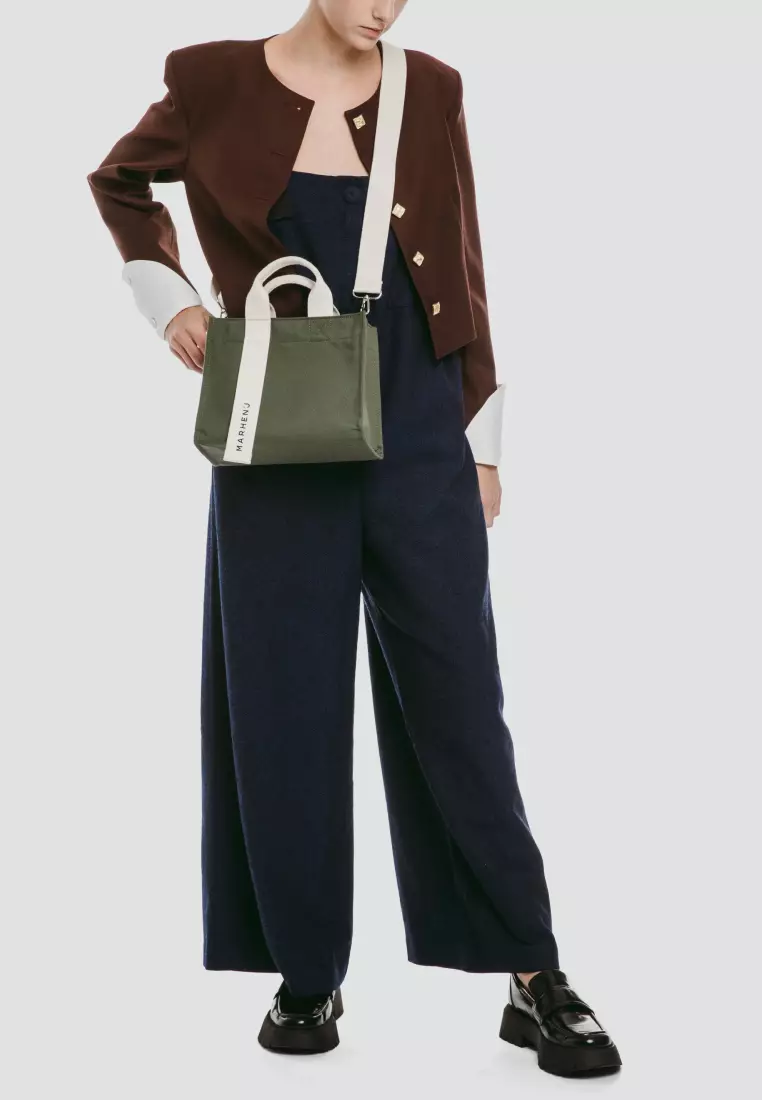 RICO MINI COMFORT Canvas Crossbody Bag Moss Green