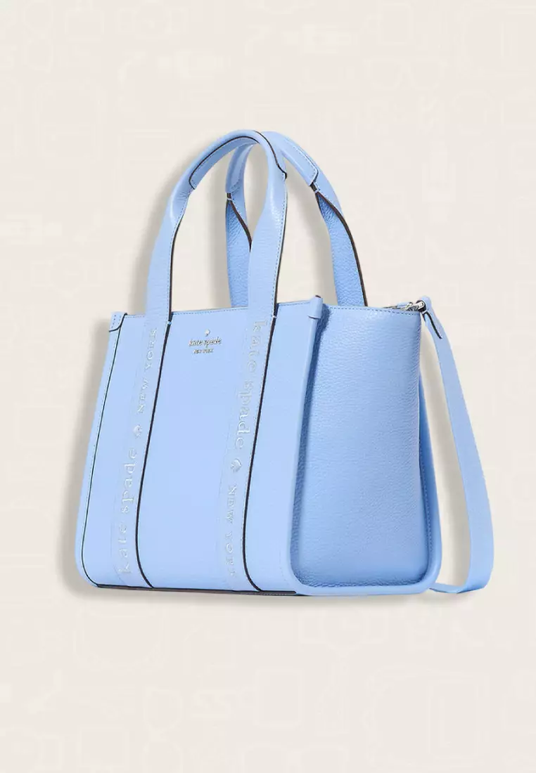 Kate Spade Kip Leather Small Tote Periwinkle Sky