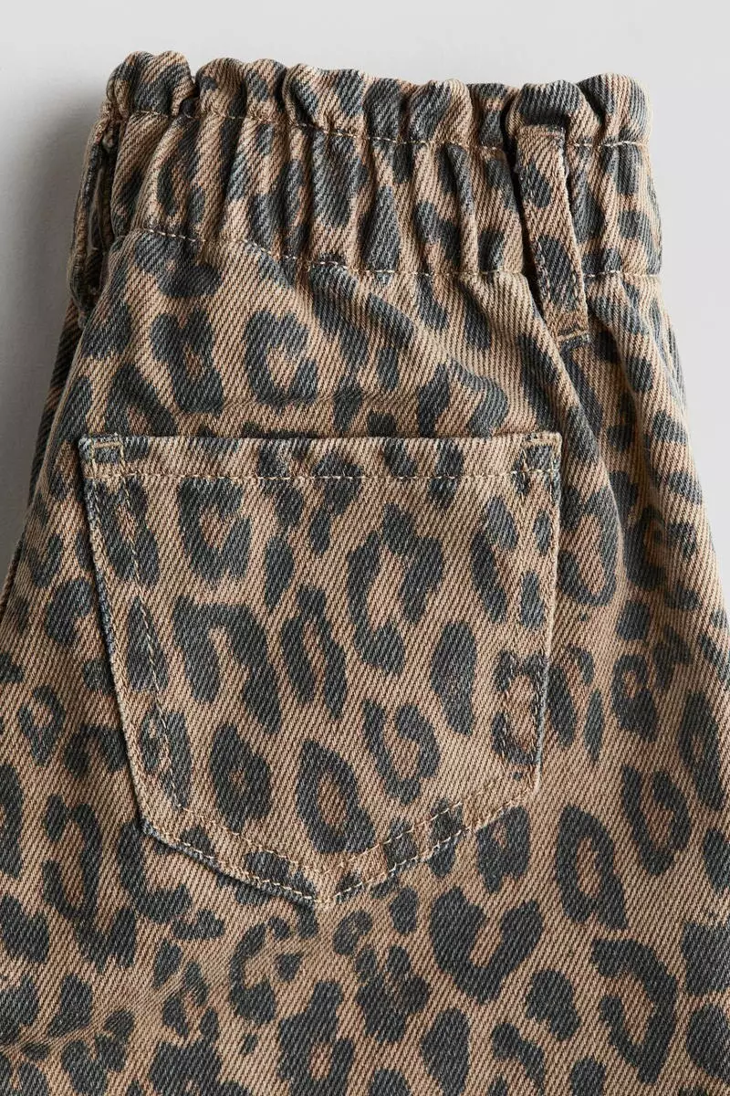 Wide Leg Paper bag jeans