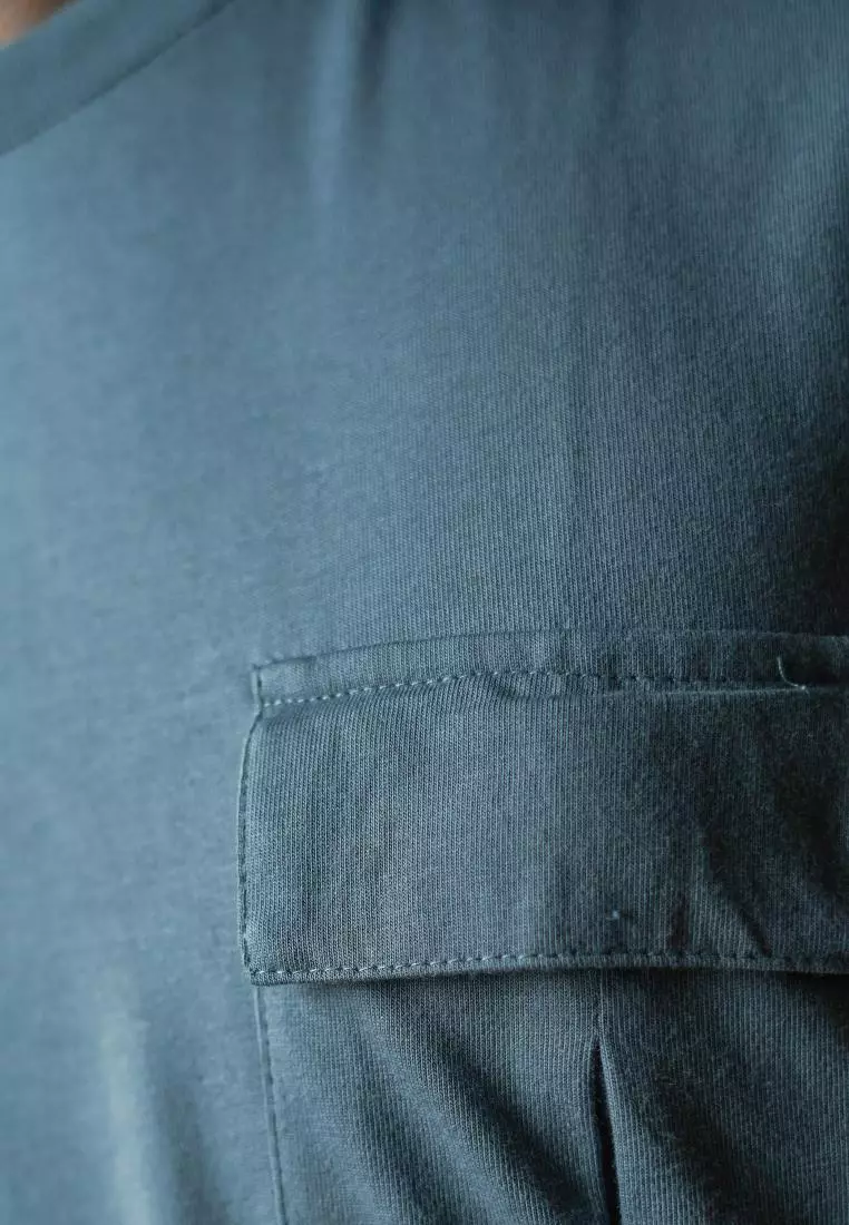 MATSUDA Kaos Oversize 20s Pocket T shirt Okazaki