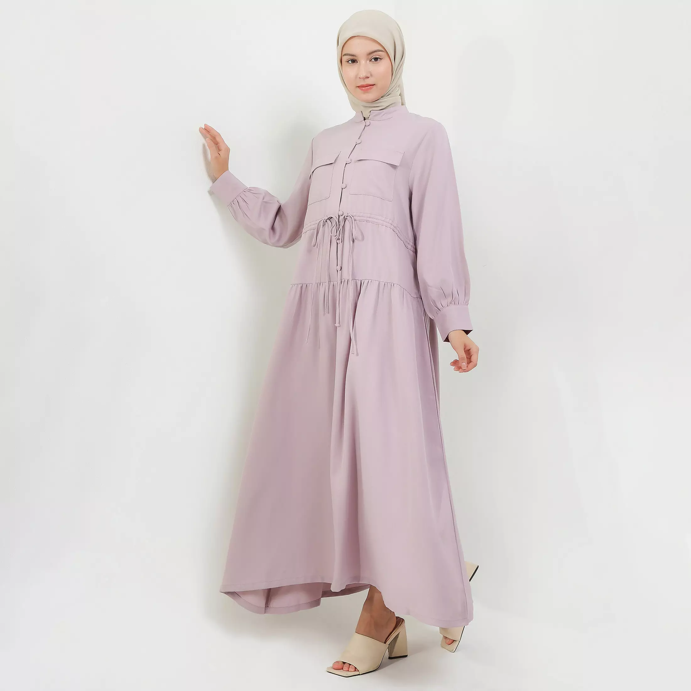 MFMW Ahlam Dress Gamis Mauve