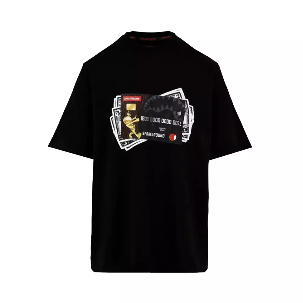 Jual Sprayground Sprayground Credit Card T-Shirt Black Original 2024 ...