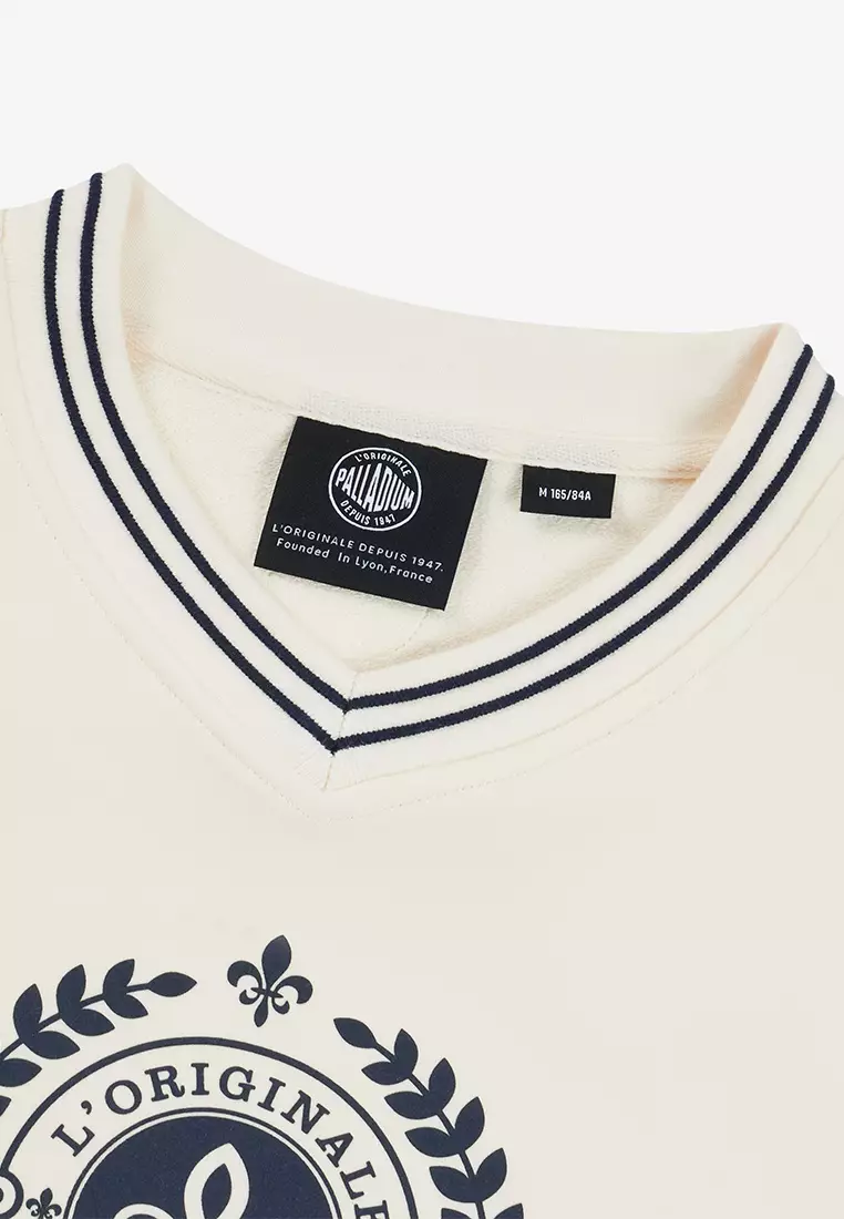 女裝 LOGO 拼色線條衛衣