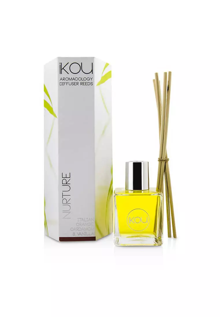 IKOU - Aromacology Diffuser Reeds - Nurture (Italian Orange Cardamom & Vanilla - 9 months supply)