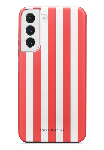 Polar Polar red Scarlet Stripe Samsung Galaxy S22 Plus 5G Dual-Layer Protective Phone Case (Glossy) 8D279AC273A204GS_1