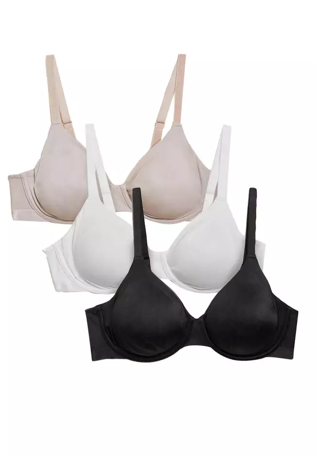 3pk Wired Full Cup Bras