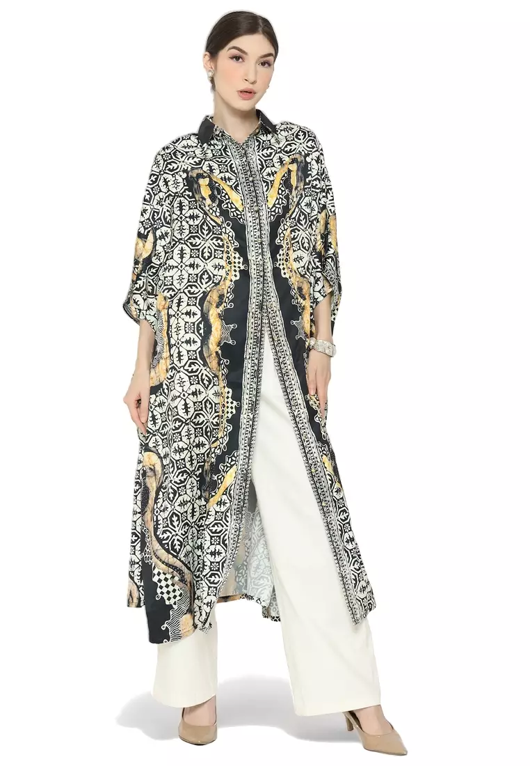 Kanzi Collared Kaftan