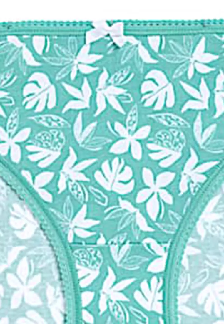 5pk Cotton Lycra Bikini Knickers