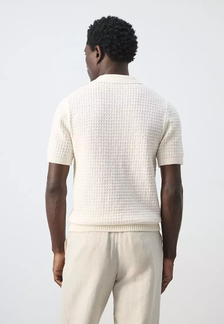 Openwork Knitted Shirt
