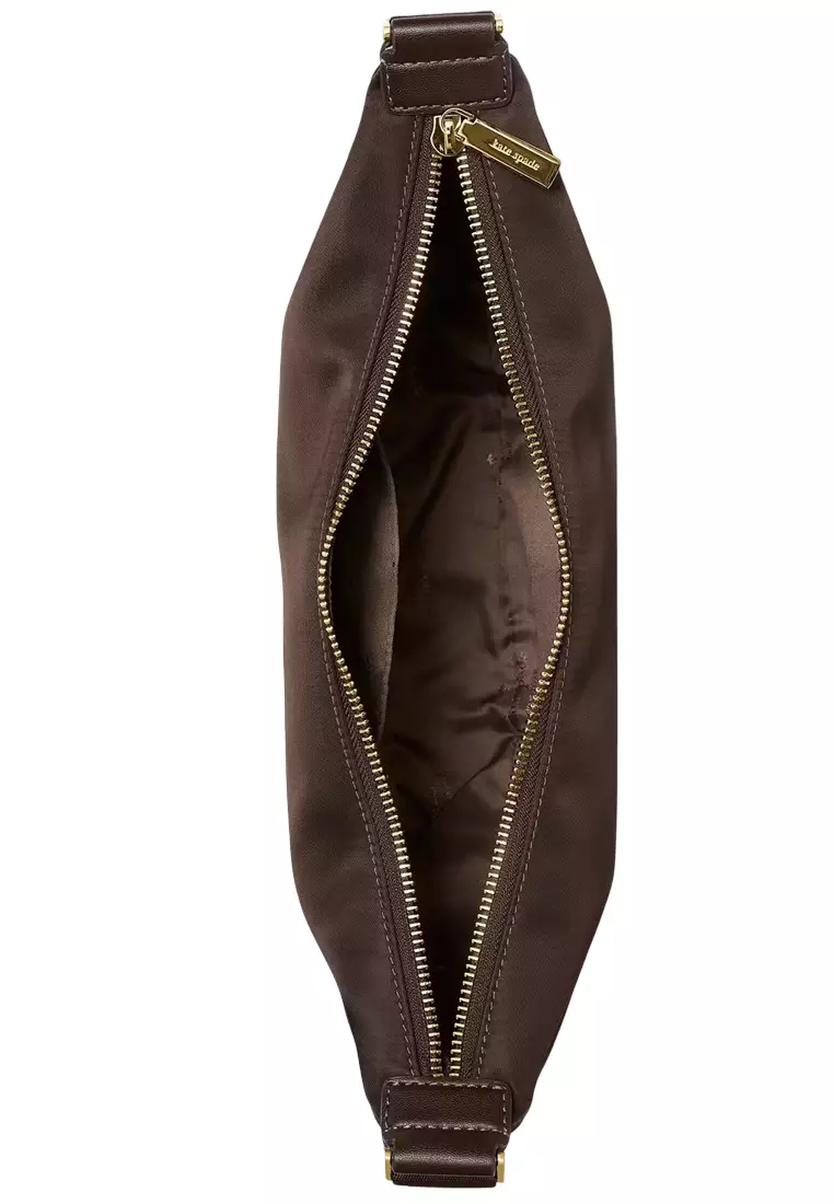 Carter Nylon Medium Sling Bag - Hot Fudge KL966