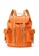 Lara yellow Men's Preppy Style PU Leather Travel Flap Backpack - Earth Yellow 2E2C2AC19FBAE9GS_1