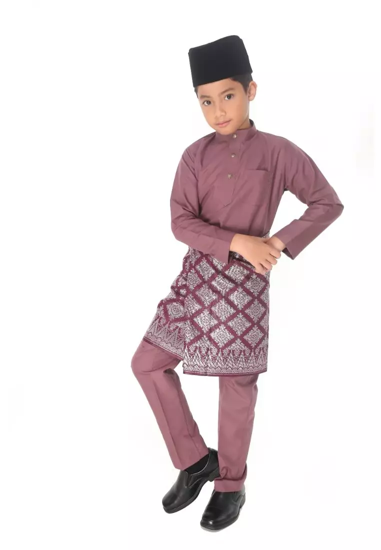 Baju Melayu Moden Cekak Musang for Kids