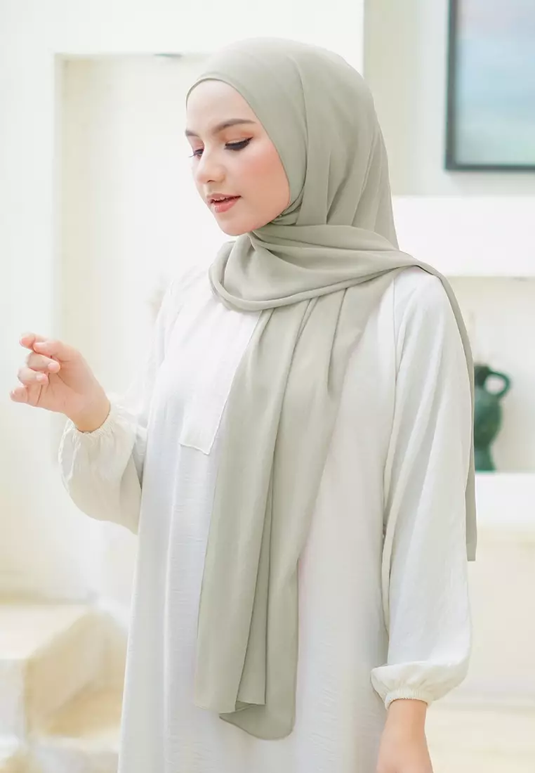 HIJAB INSTAN LATIFA - DUSTY SAGE