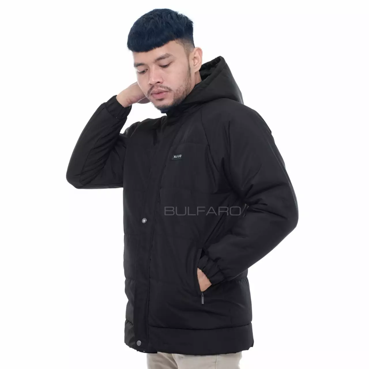 Jaket Puffer Stormy Black