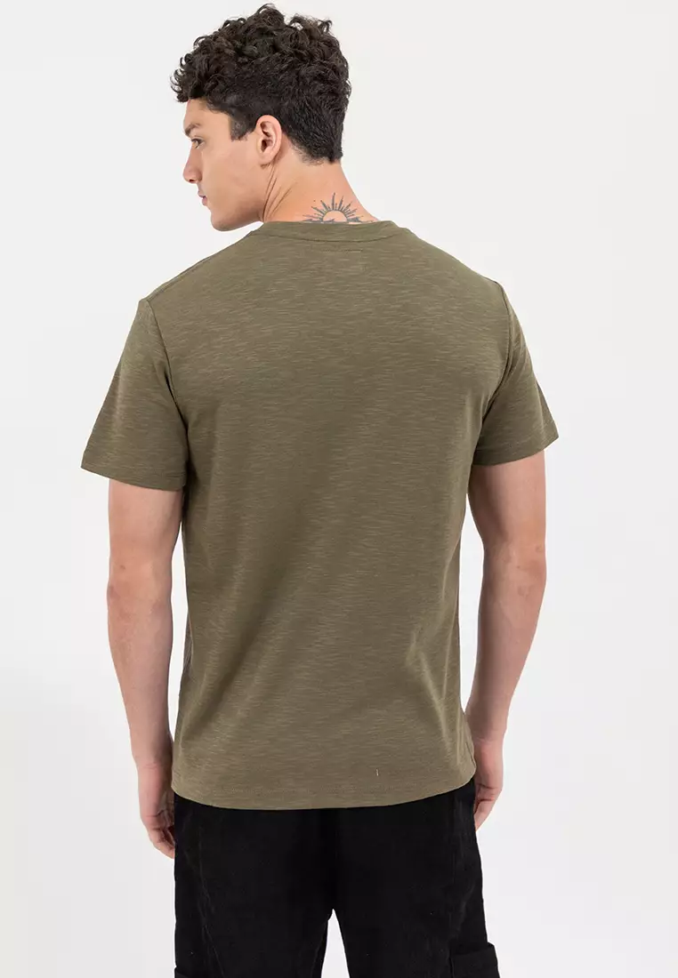 Men's Pocket Slub Tee Fatigue
