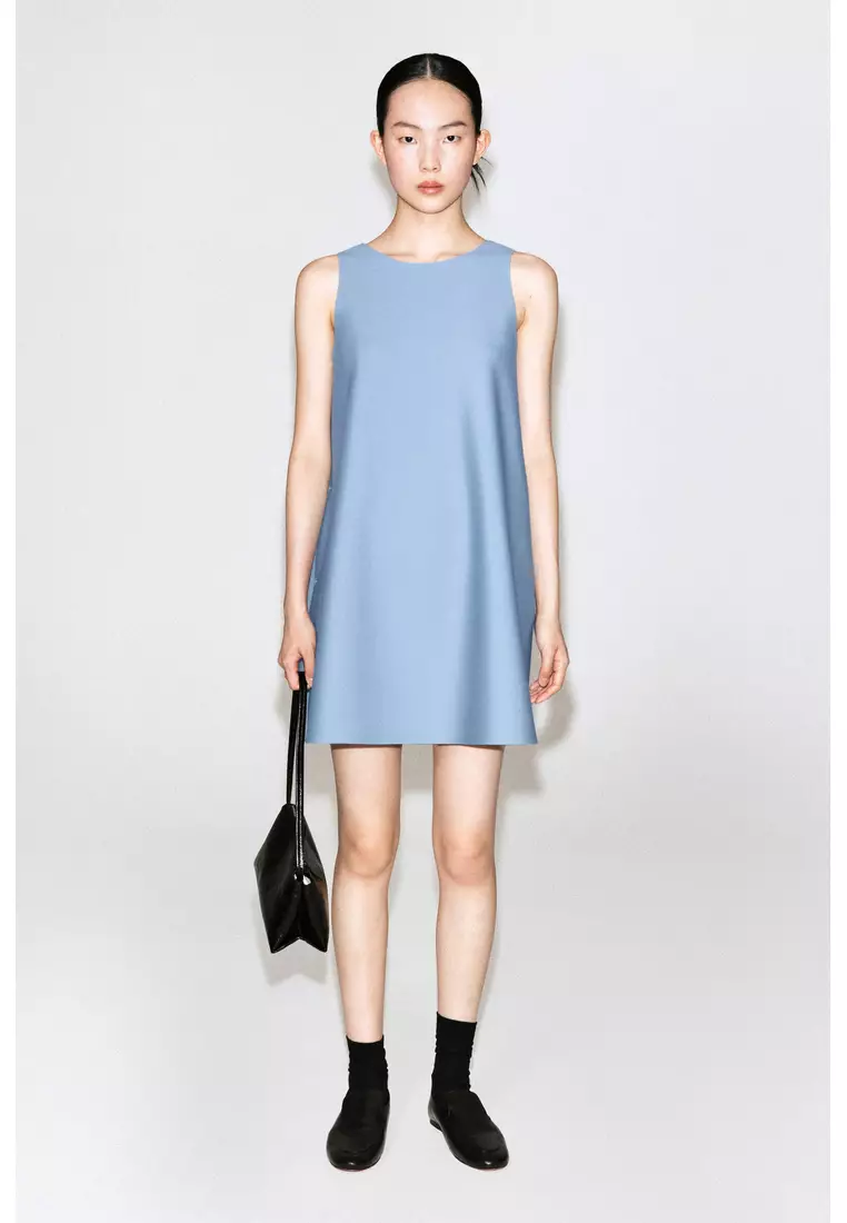 SCUBA A-LINE MINI DRESS
