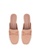 Nose beige Buckled Flat Mules 8F88BSH20254ADGS_4