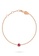 Aquae Jewels pink Bracelet My BirthStone 18K Gold - Rose Gold,Moonstone - June 2BB04AC4D67627GS_2