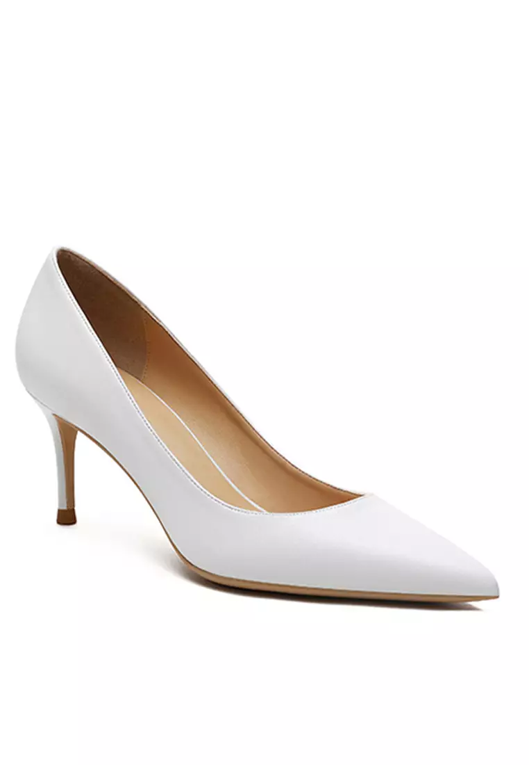 6CM Uniform Pointed High Heel Shoes HZL161