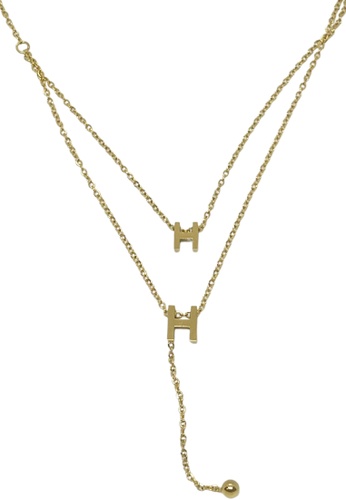 Her Jewellery gold Rhea Necklace (Yellow Gold) - Made with Premium Japan Imported Titanium with 18K Gold plated 18AE7AC5FBB904GS_1