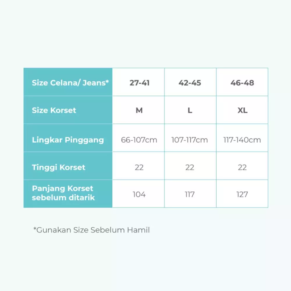 Mooimom Bamboo Postpartum Corset Grey L - Korset Pelangsing Melahirkan