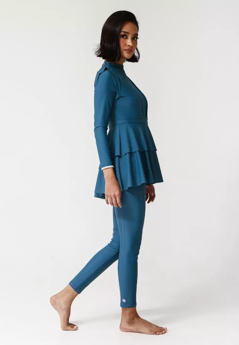 LANUUK Serena Modest Swim Dress – Wave